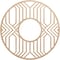 Ekena Millwork Empire Wood Fretwork Pierced Ceiling Medallion, Alder, 28"OD x 10 1/4"ID x 3/8"T CMWP28X28X0375EPAL - alternate 1